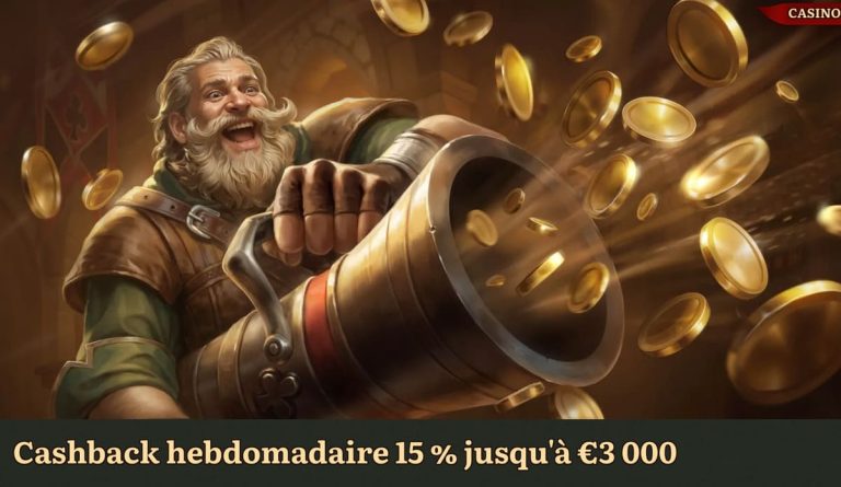 Wild Robin Casino cashback hebdomadaire