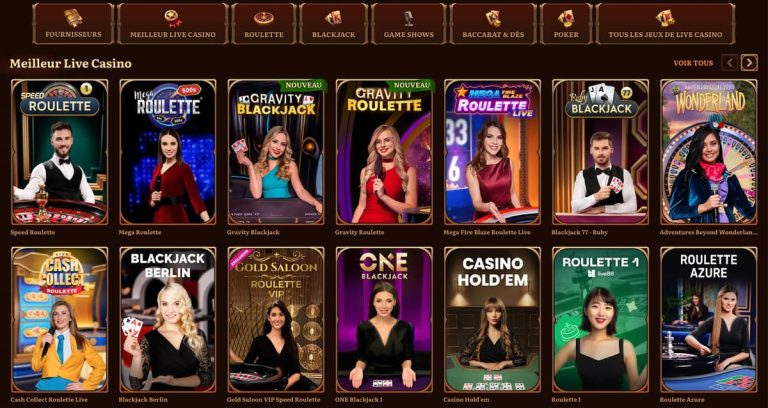 Wild Robin Casino jeux live